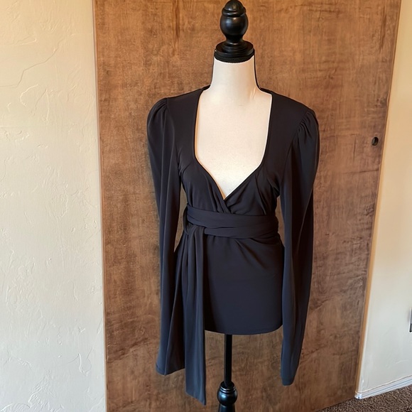 Free People Faux Wrap Top - Picture 1 of 11